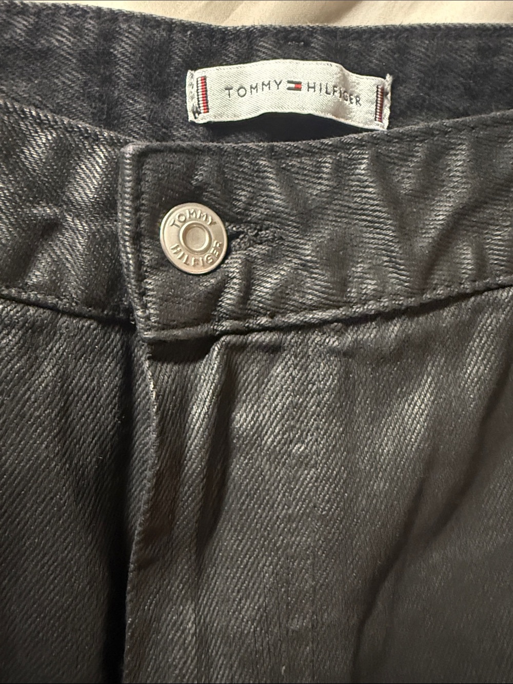 Womens Black Wide-Leg Jeans - Picture 2 of 5